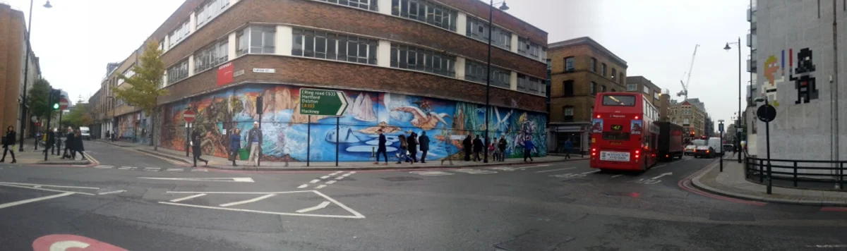 Space Invader artwork in London