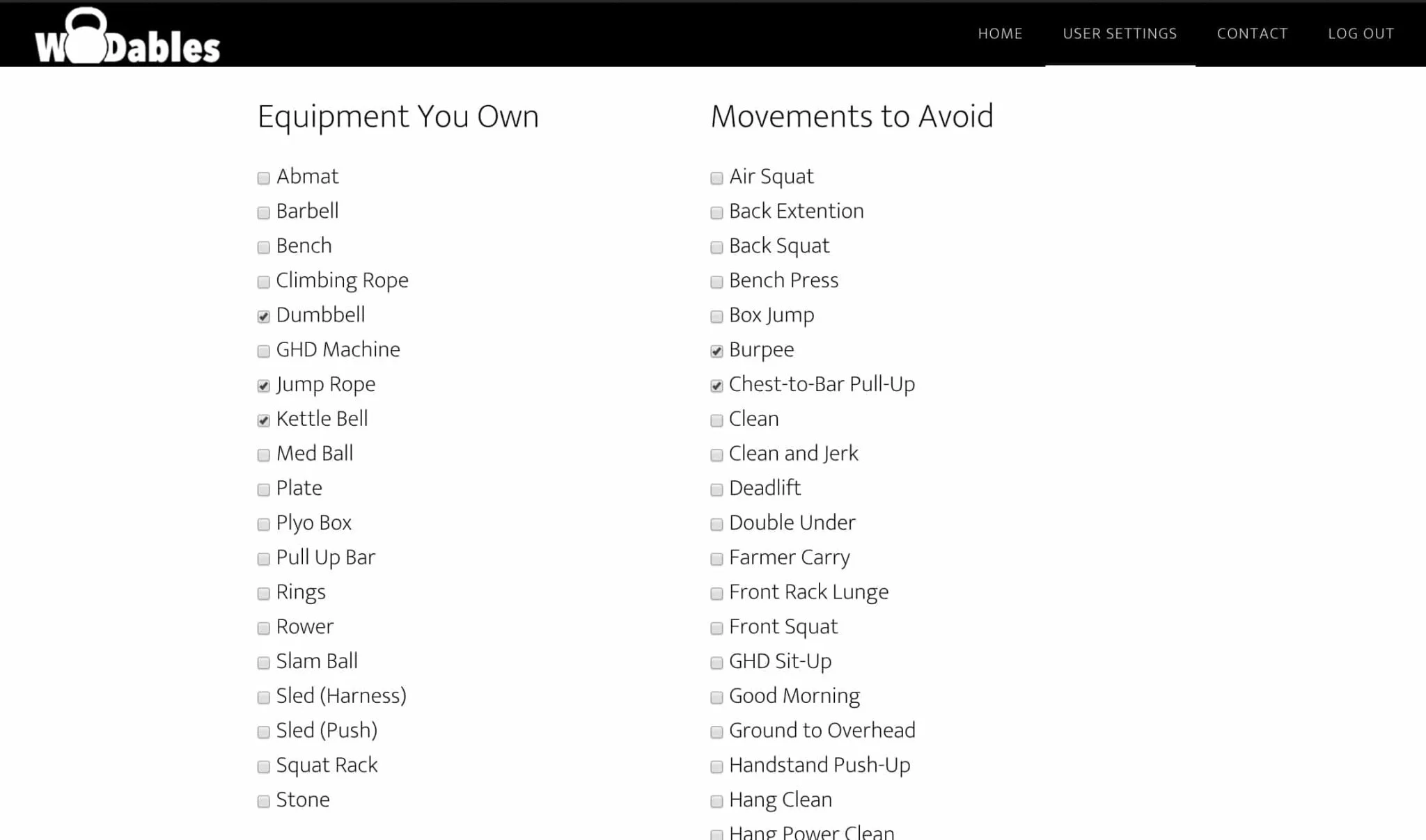 Wodables-options-page