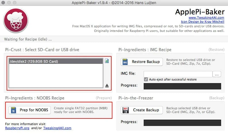 Apple Pie Baker For Raspberry Pi 3