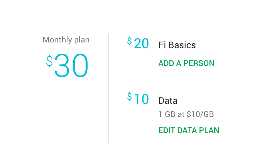 My Google Fi Monthly Bill