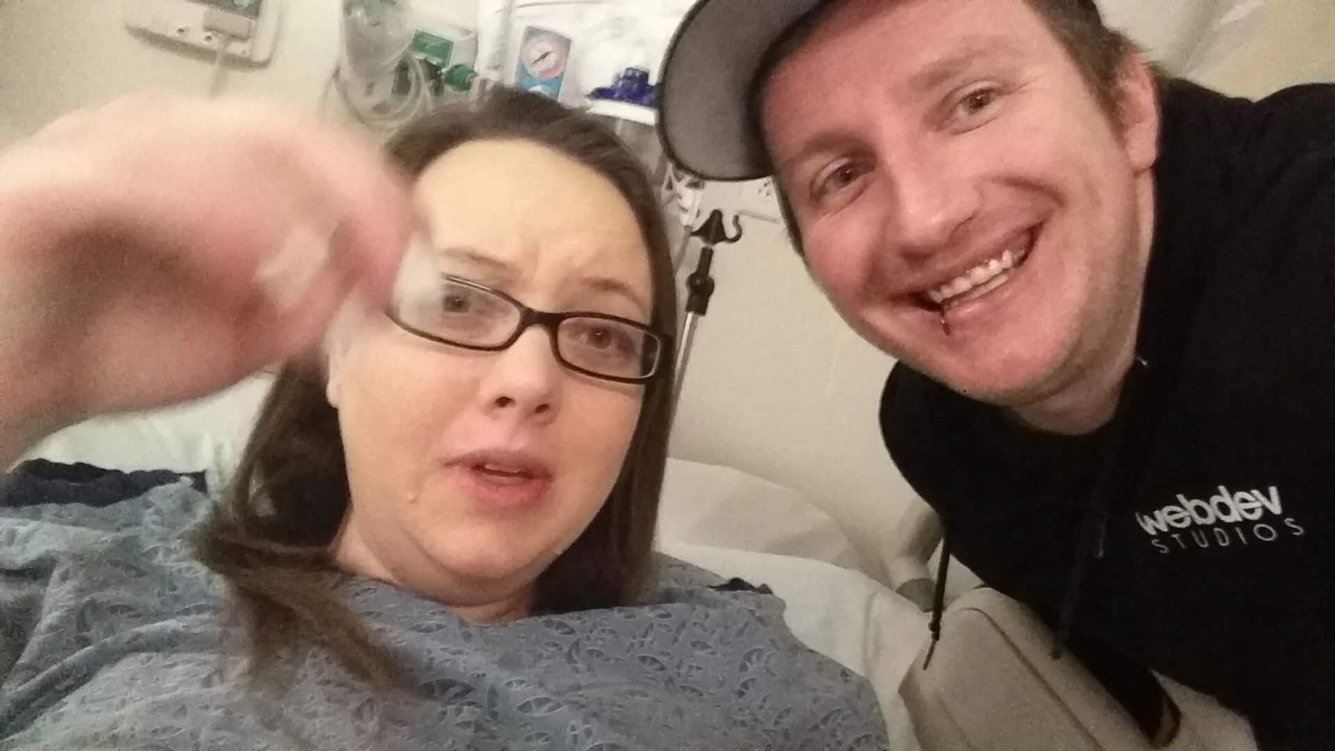 Russ and Jill becoming a father